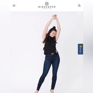 Midheaven Denim Ezza Indigo Skinny